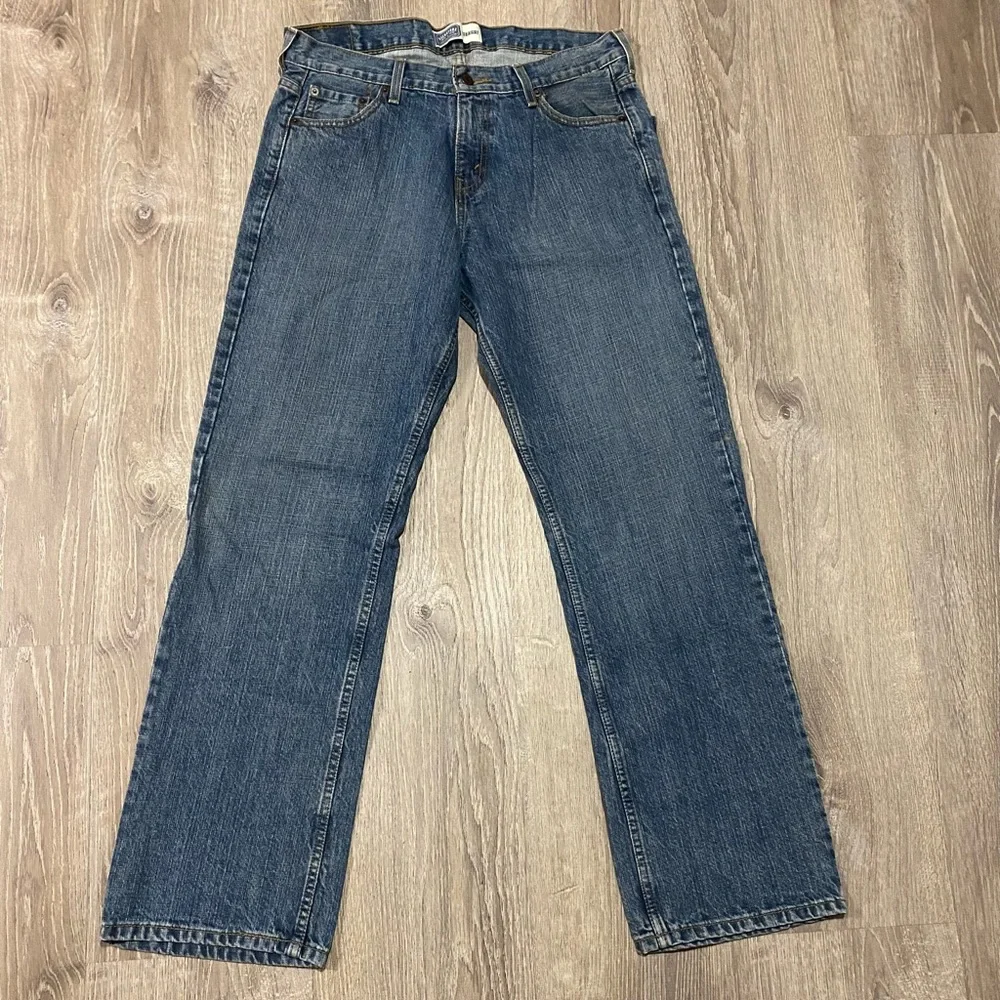 Signature by Levi Strauss Straight Leg Jeans | 32x32 Medium Wash Denim
